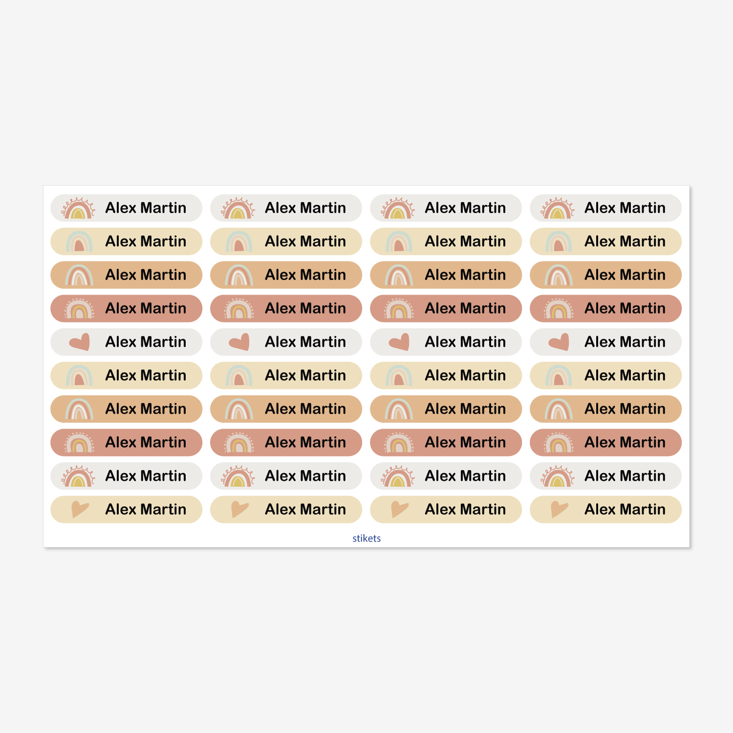 Small Thematic Stickers