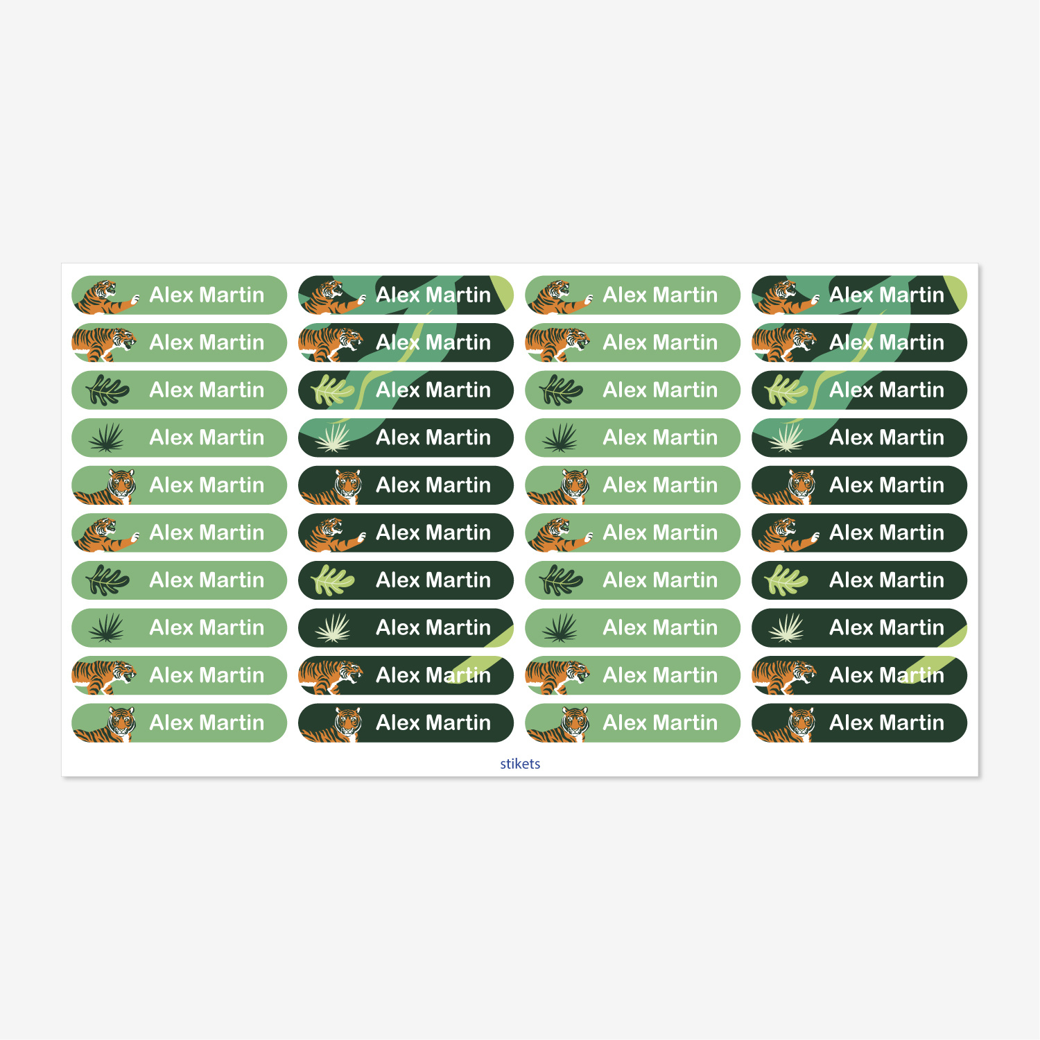 Small Thematic Stickers