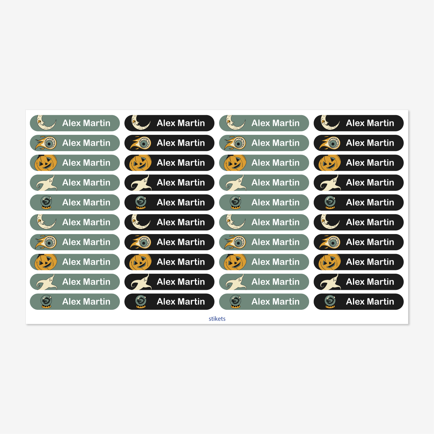 Small Thematic Stickers