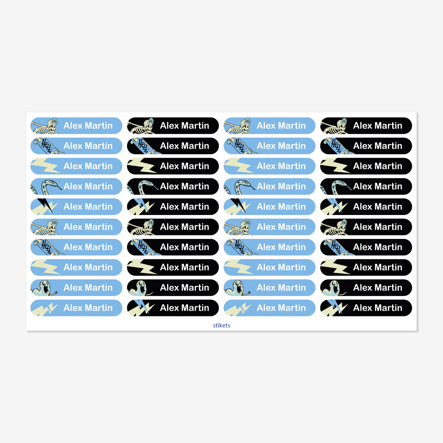 Small Thematic Stickers