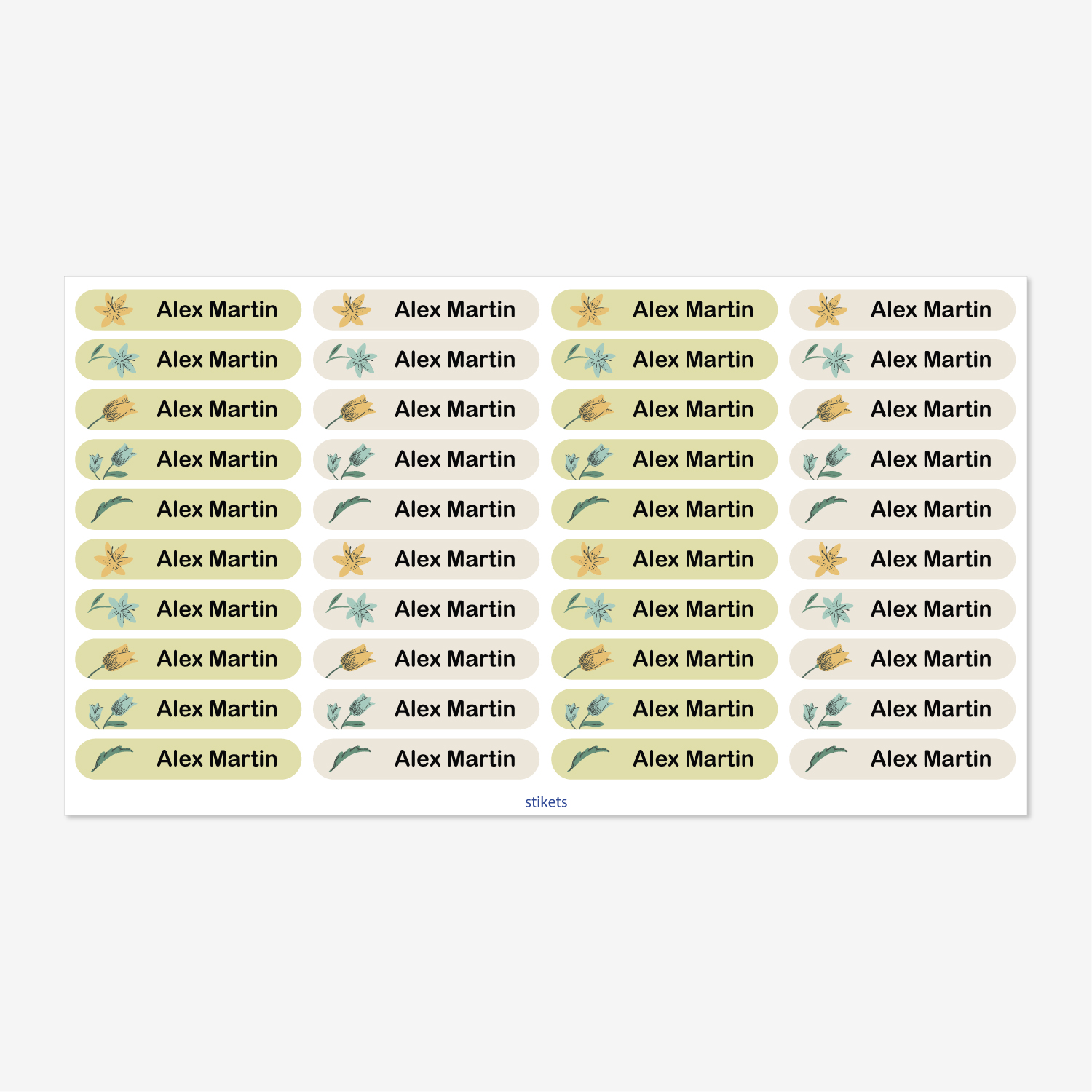 Small Thematic Stickers