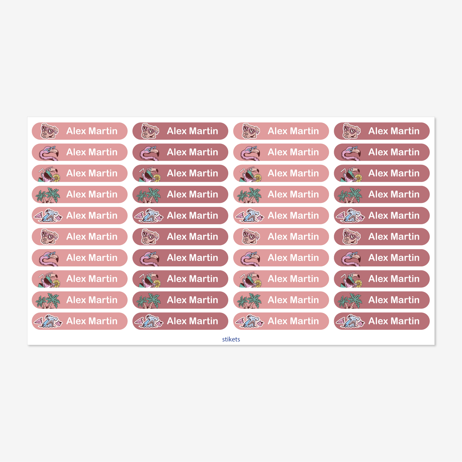 Small Thematic Stickers