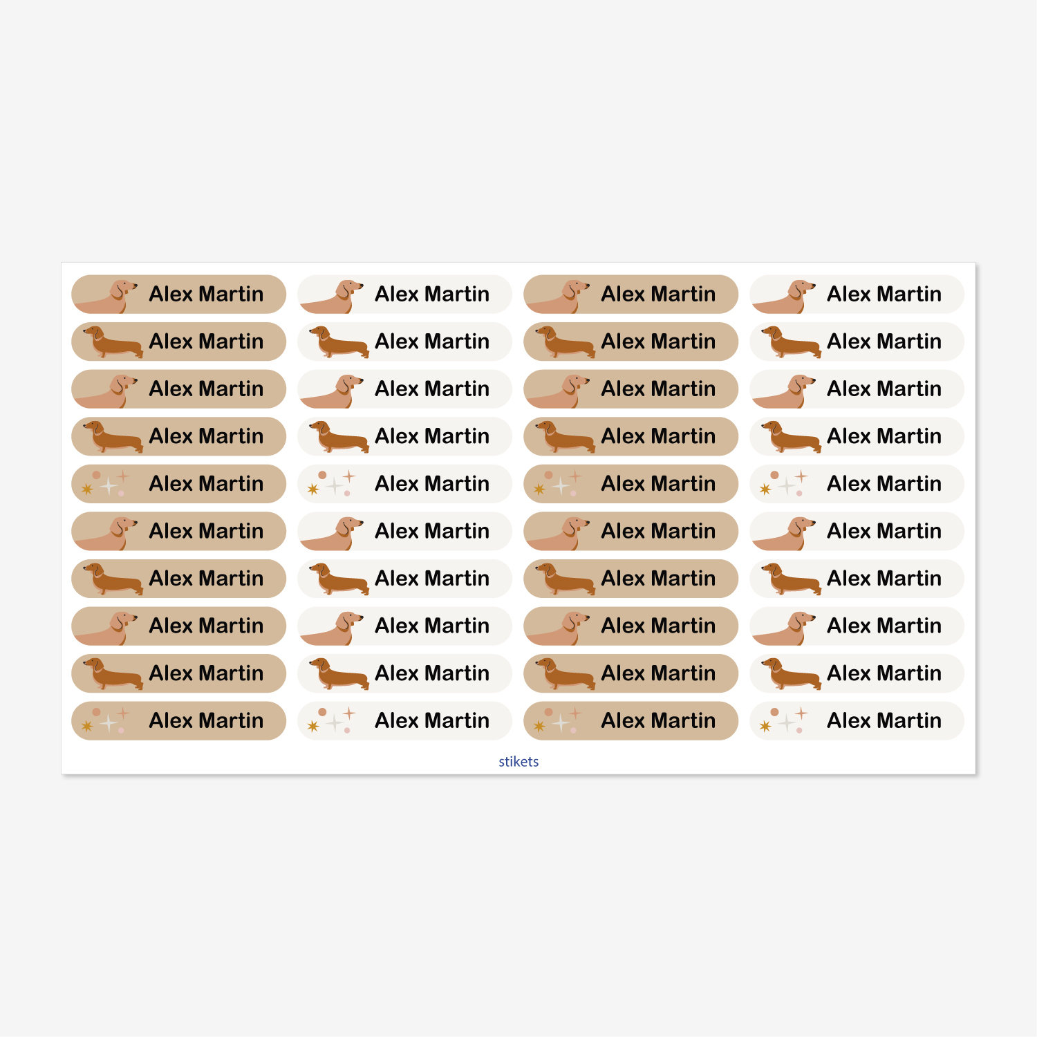 Small Thematic Stickers