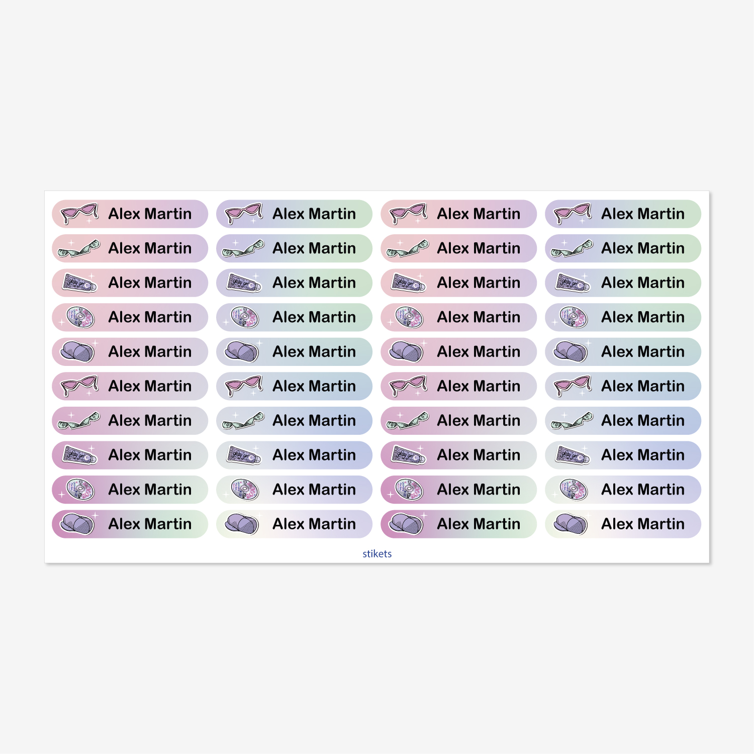Small Thematic Stickers