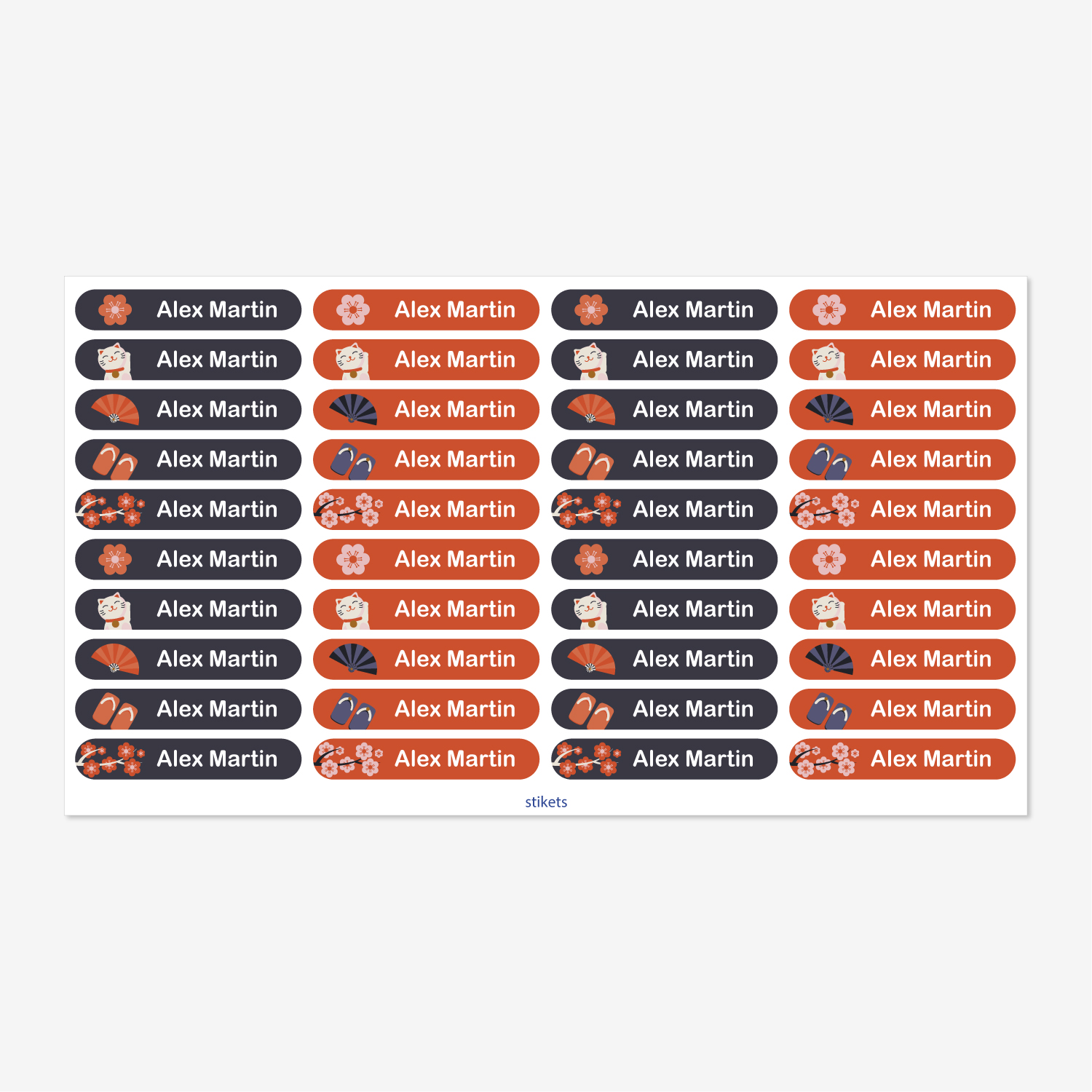 Small Thematic Stickers