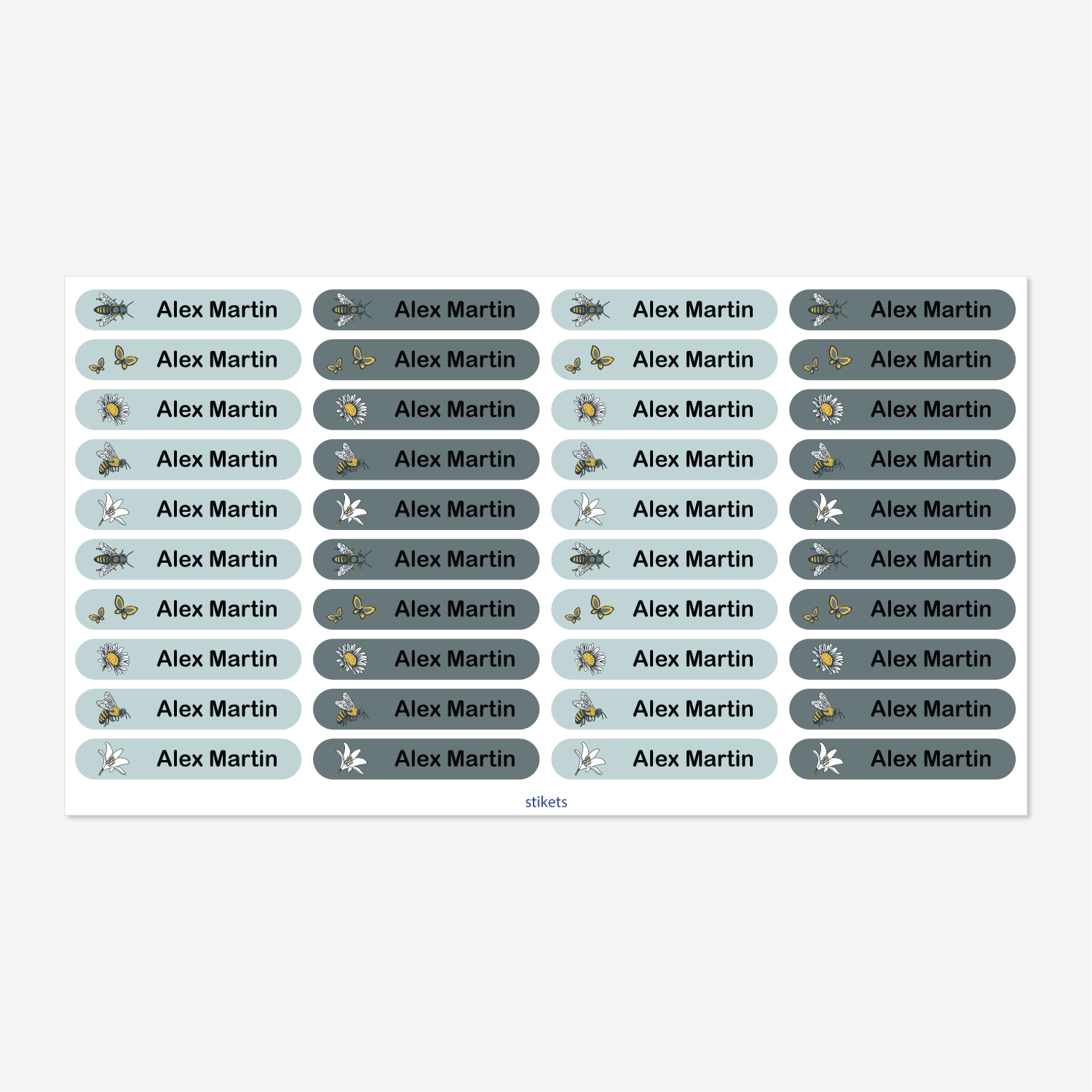 Small Thematic Stickers