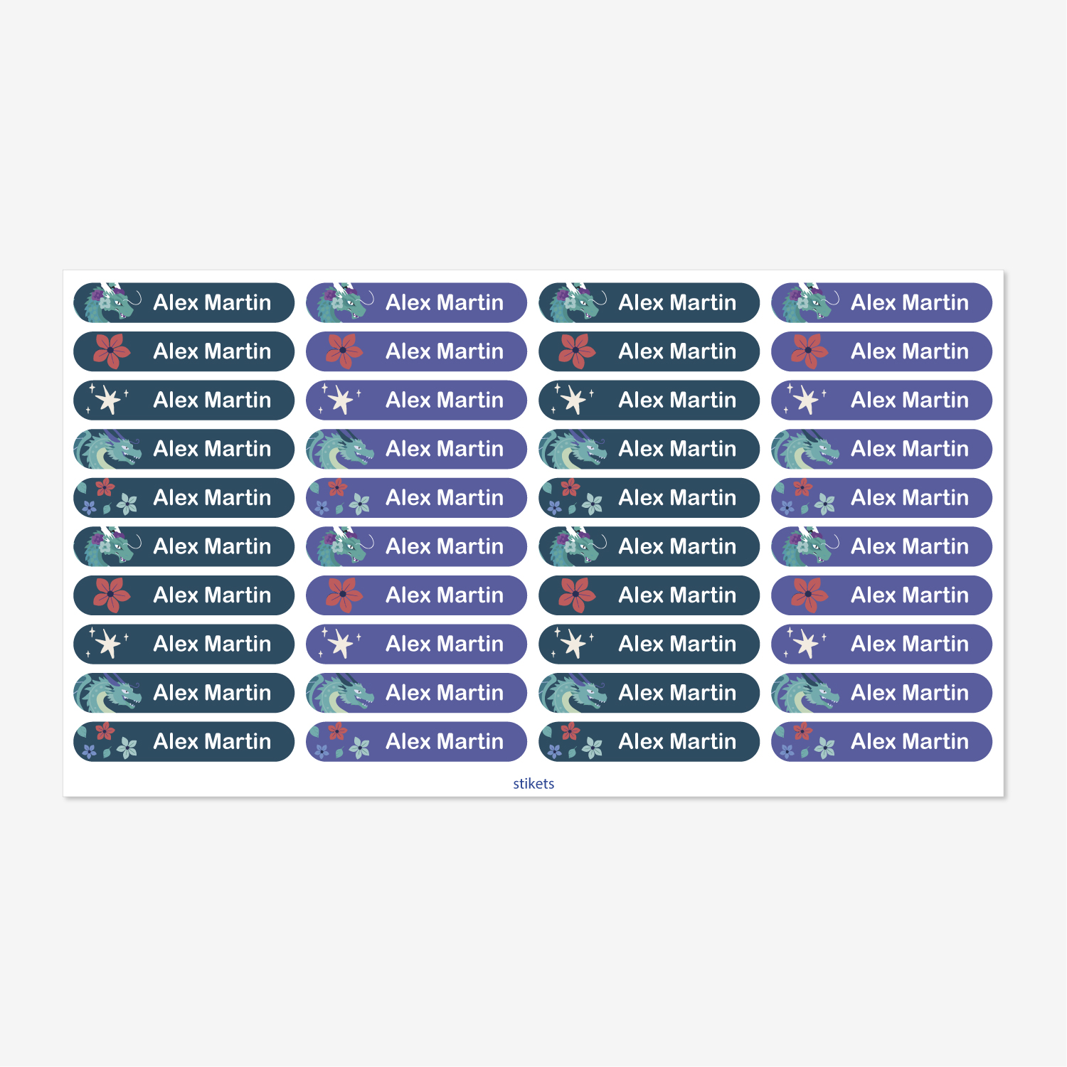 Small Thematic Stickers