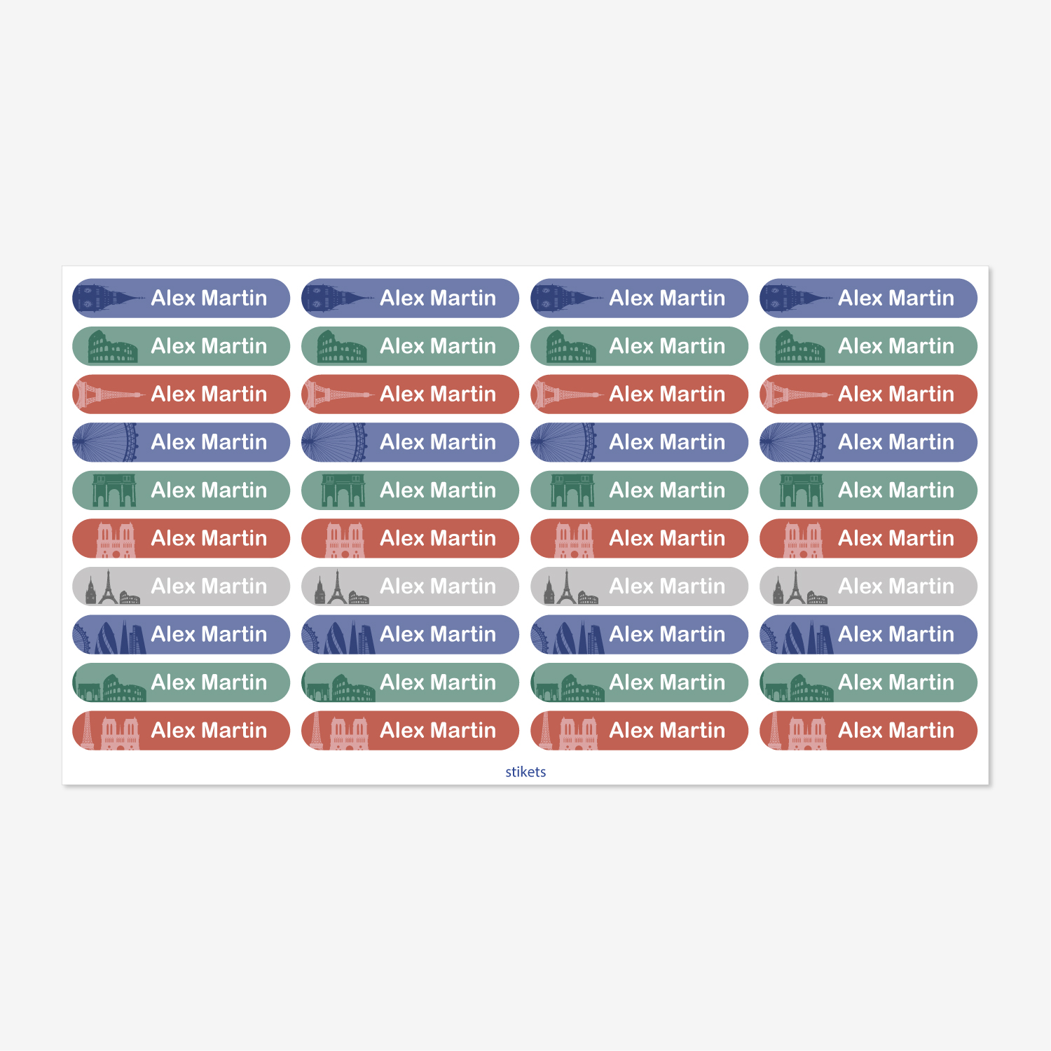 Small Thematic Stickers