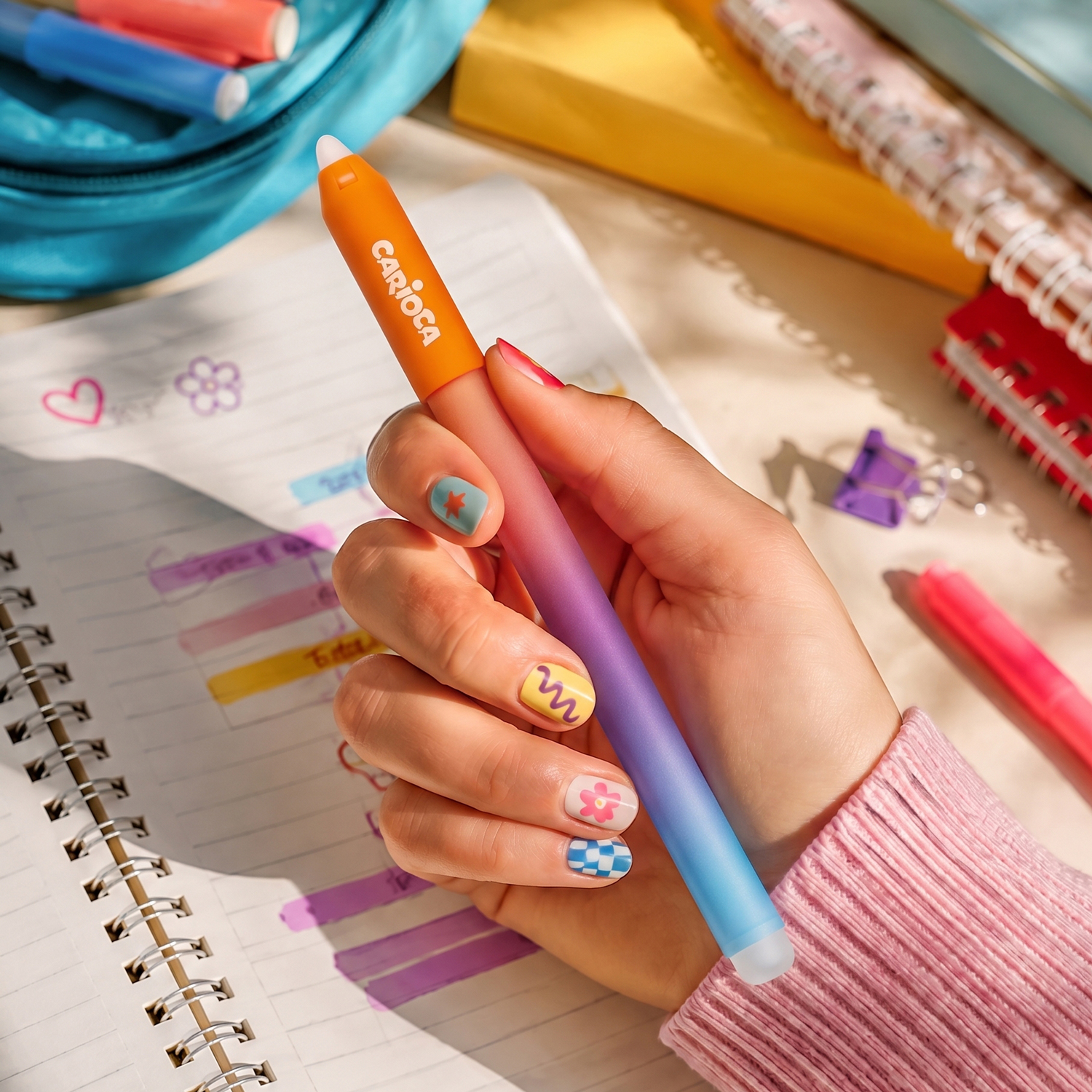 Oops Easy Carioca Erasable Pens – Pack of 6