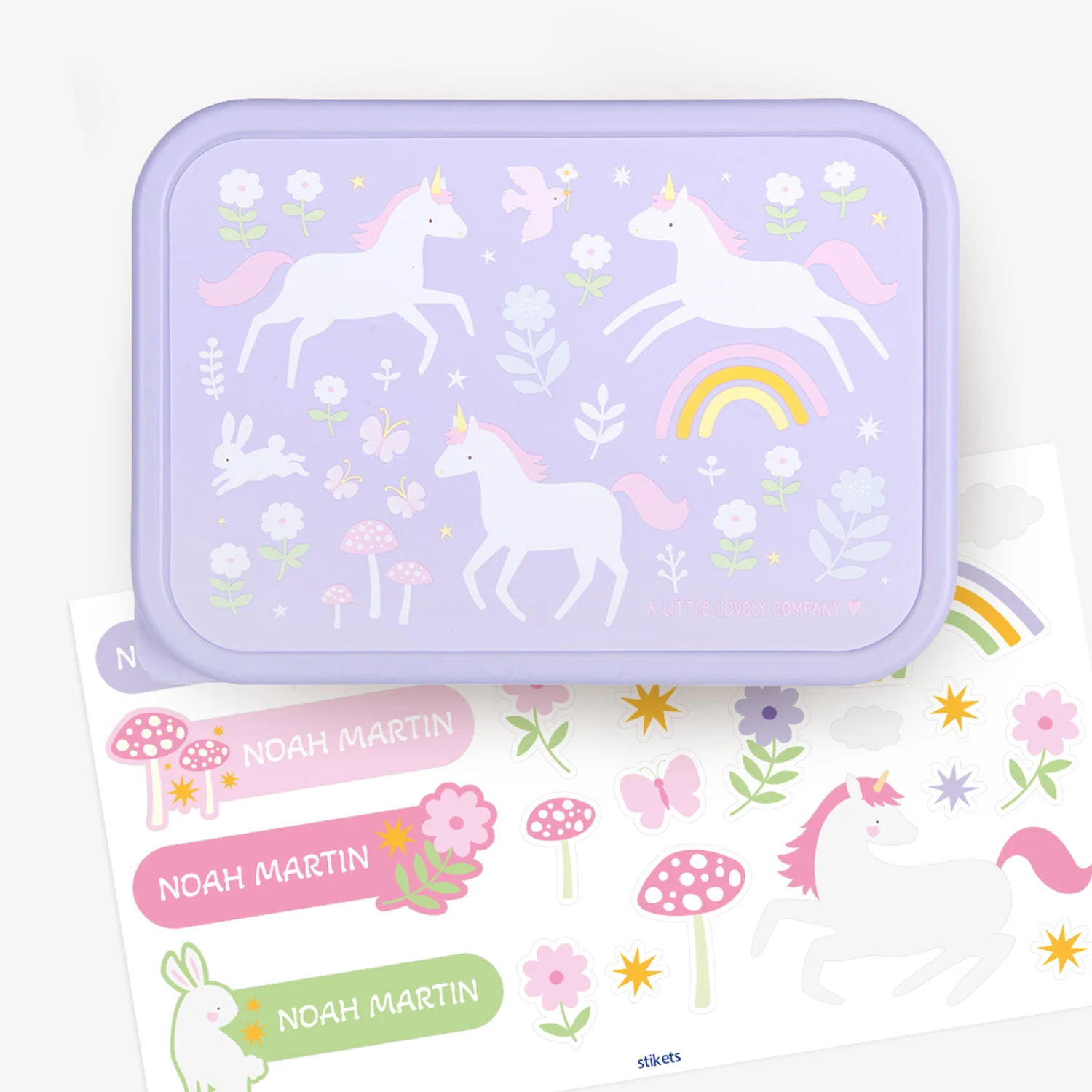 A Little Lovely Company Stainless Steel Lunchbox Unicorn Dreams A Little Lovely Company Stainless Steel Lunchbox Unicorn Dreams