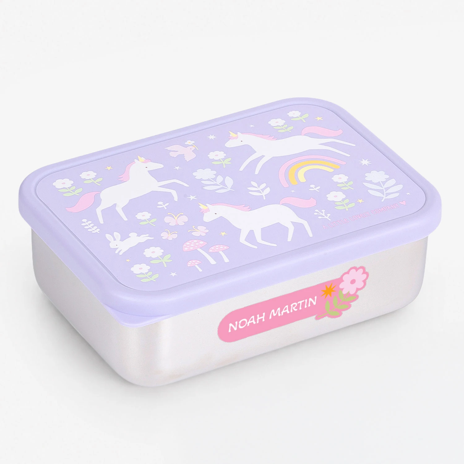 A Little Lovely Company Stainless Steel Lunchbox Unicorn Dreams A Little Lovely Company Stainless Steel Lunchbox Unicorn Dreams