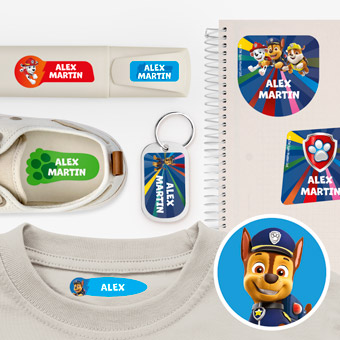 Pack etichette di Paw Patrol