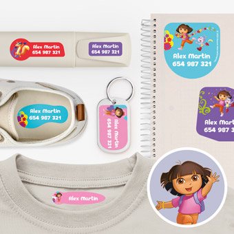 Pack Etichette di Dora l’Esploratrice