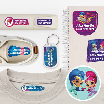 Pack Etichette Shimmer and Shine 