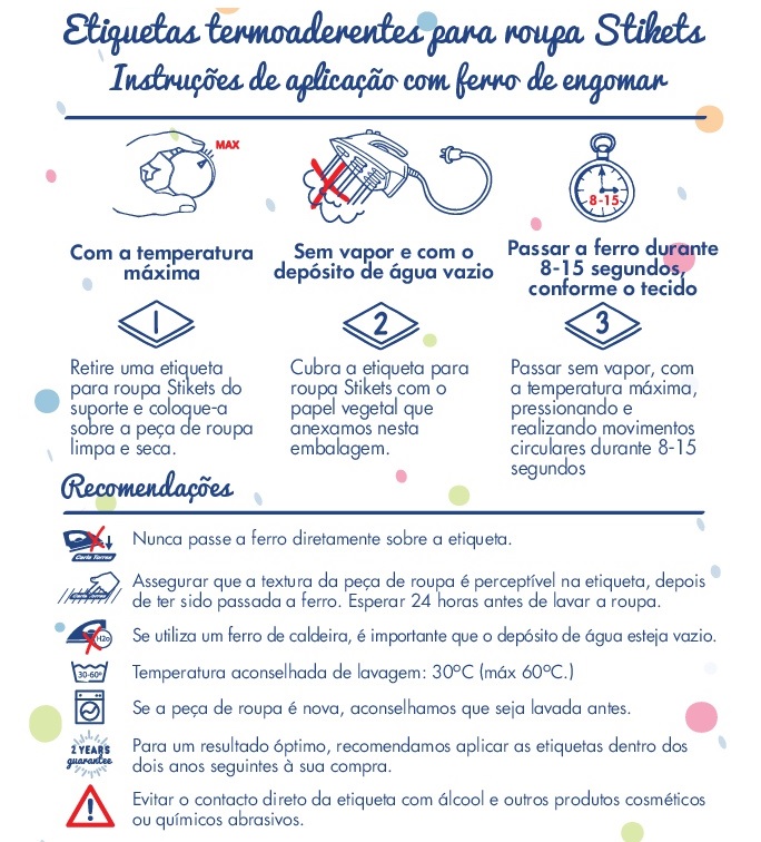 Instrucciones ropa pt