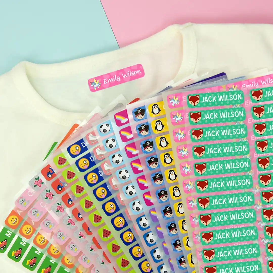 Small Iron-On Name Labels