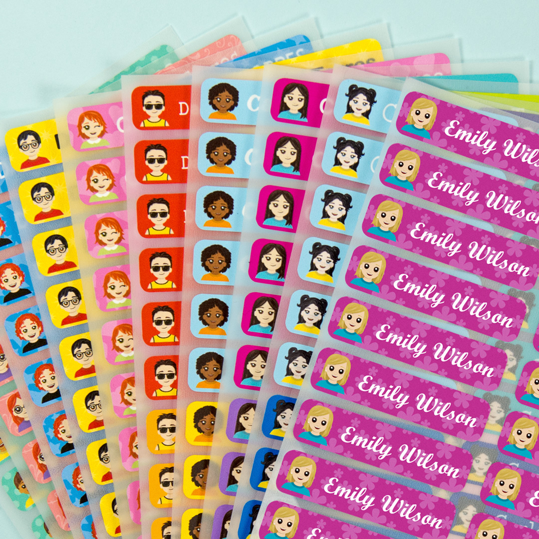 Small Iron-On Name Labels