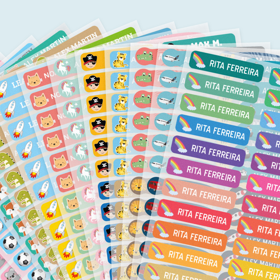 Etiquetas para roupa pequenas