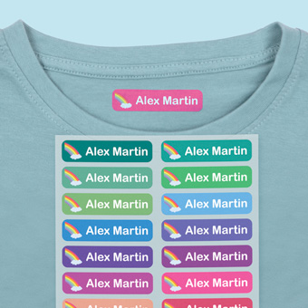 Etichette per vestiti