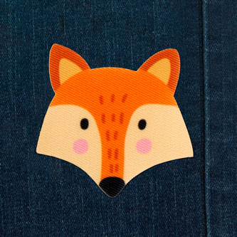 Fox Iron-On Patch