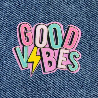 Remendo termoaderente Good Vibes