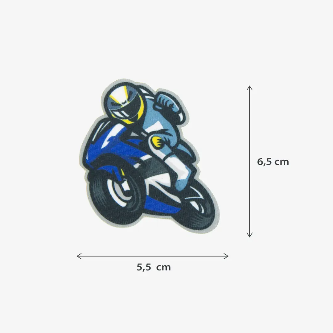 Iron-on patch Moto LECCO