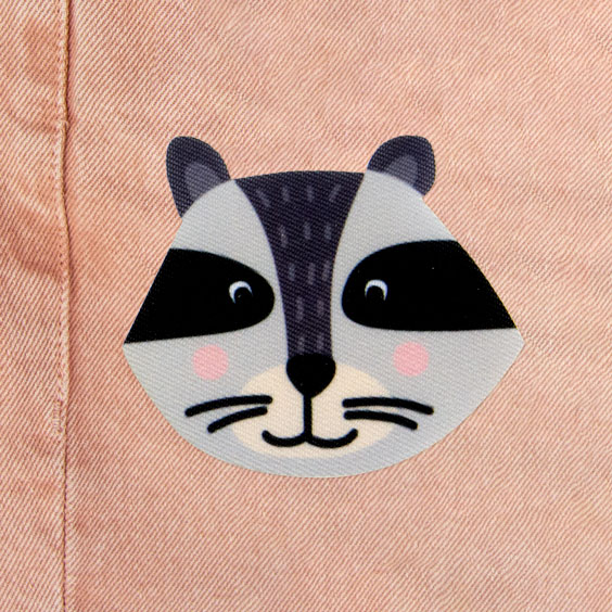 Iron-On Patch Racoon