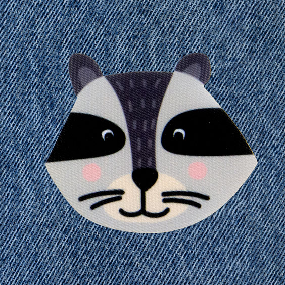 Iron-On Patch Racoon