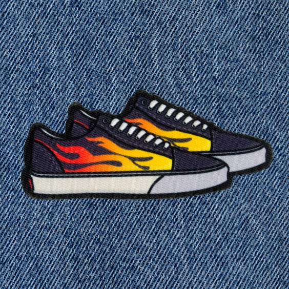 Iron-On Patch Sneakers