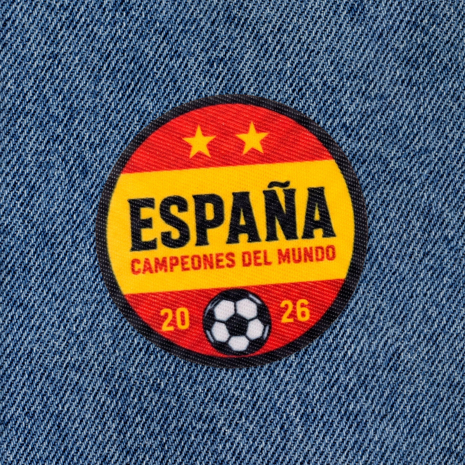 Parche termoadhesivo España campeones del mundo