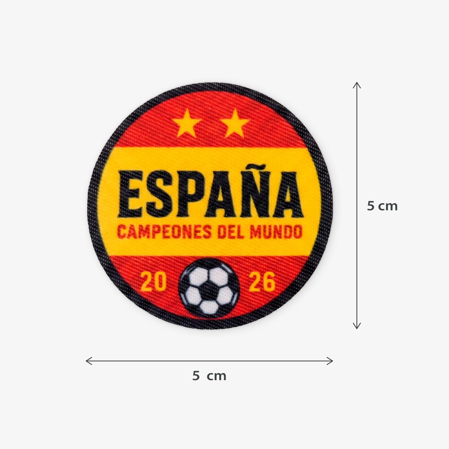 Parche termoadhesivo España campeones del mundo