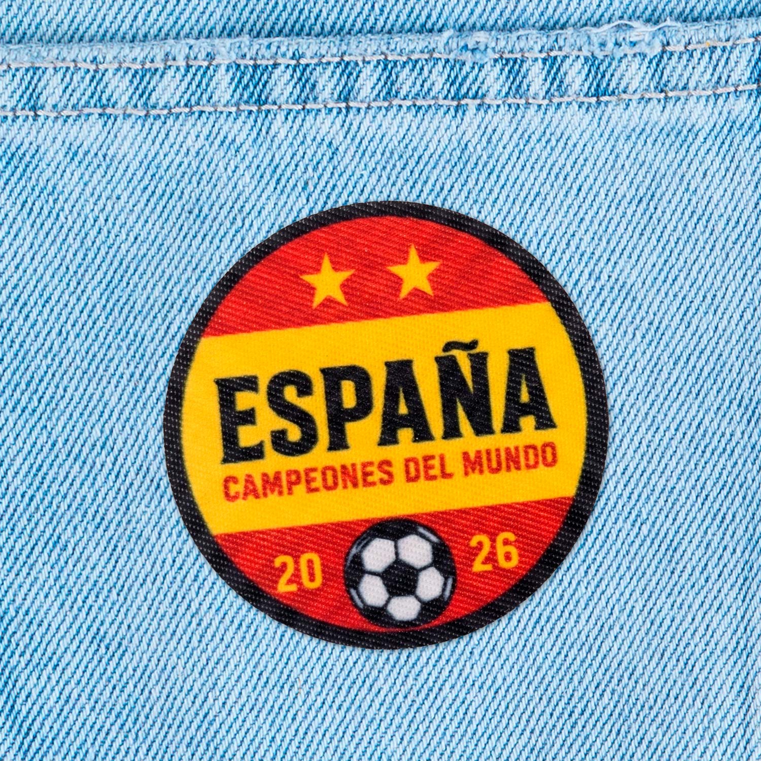 Parche termoadhesivo España campeones del mundo