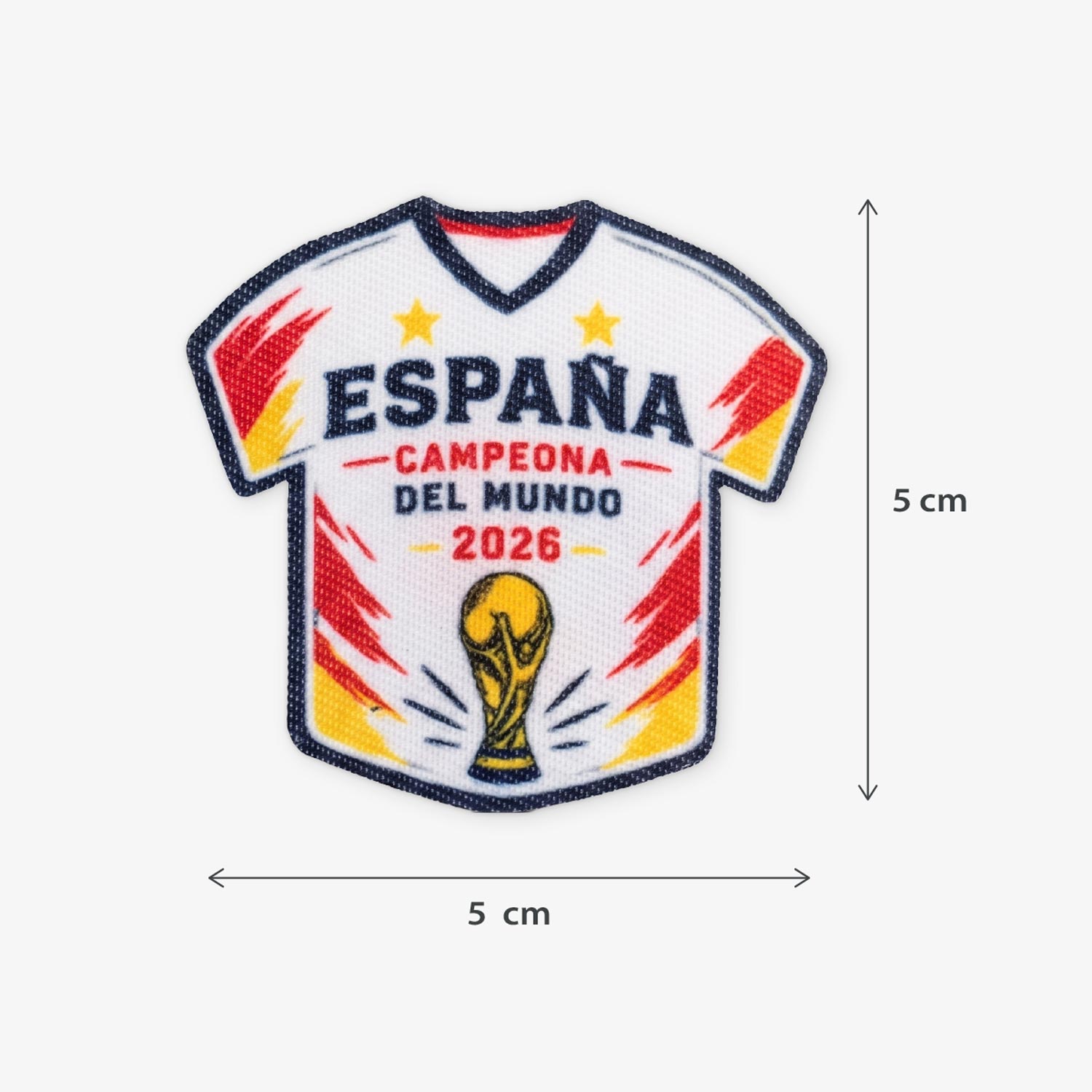 Parche termoadhesivo camiseta España campeona del mundo Parche termoadhesivo camiseta España campeona del mundo