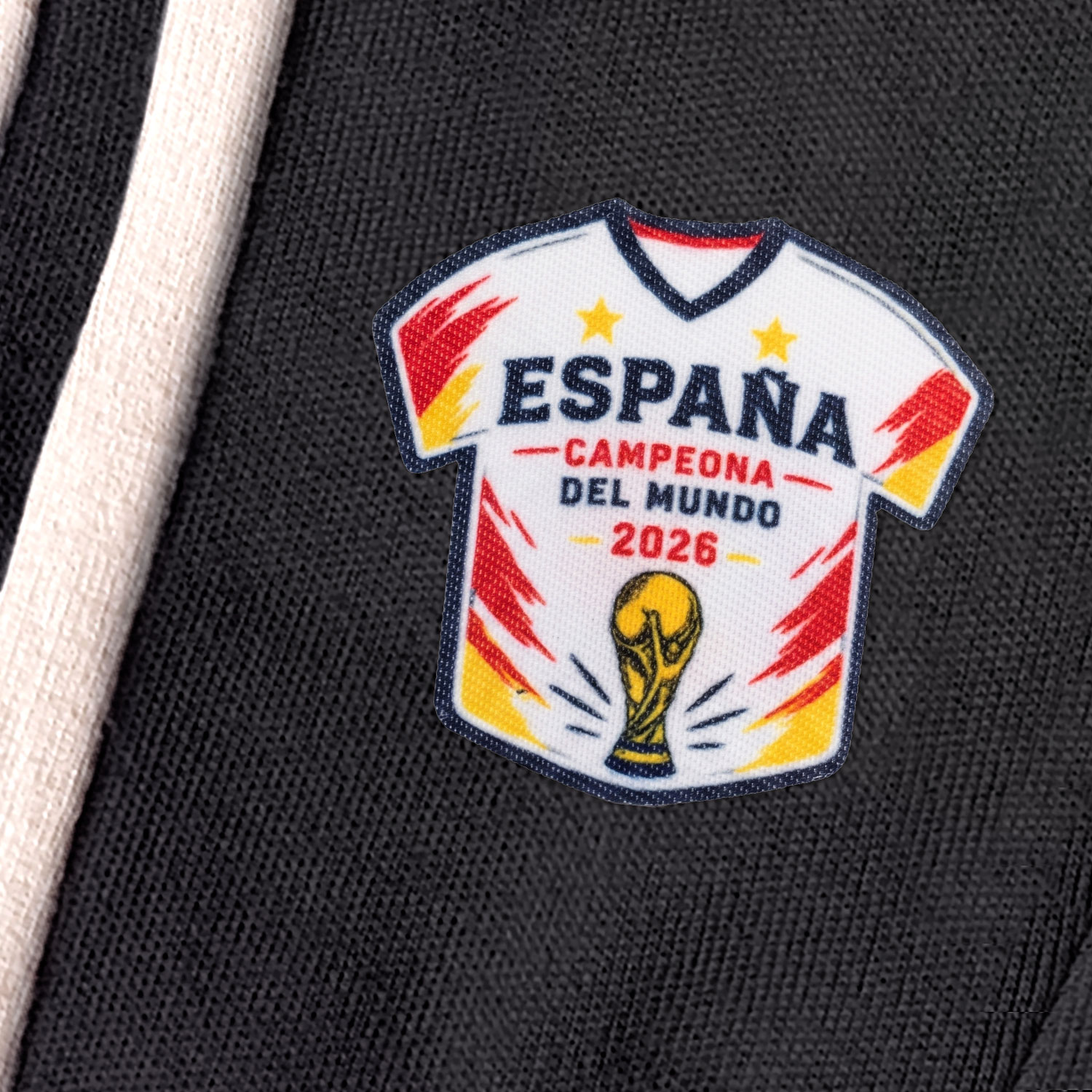 Parche termoadhesivo camiseta España campeona del mundo Parche termoadhesivo camiseta España campeona del mundo
