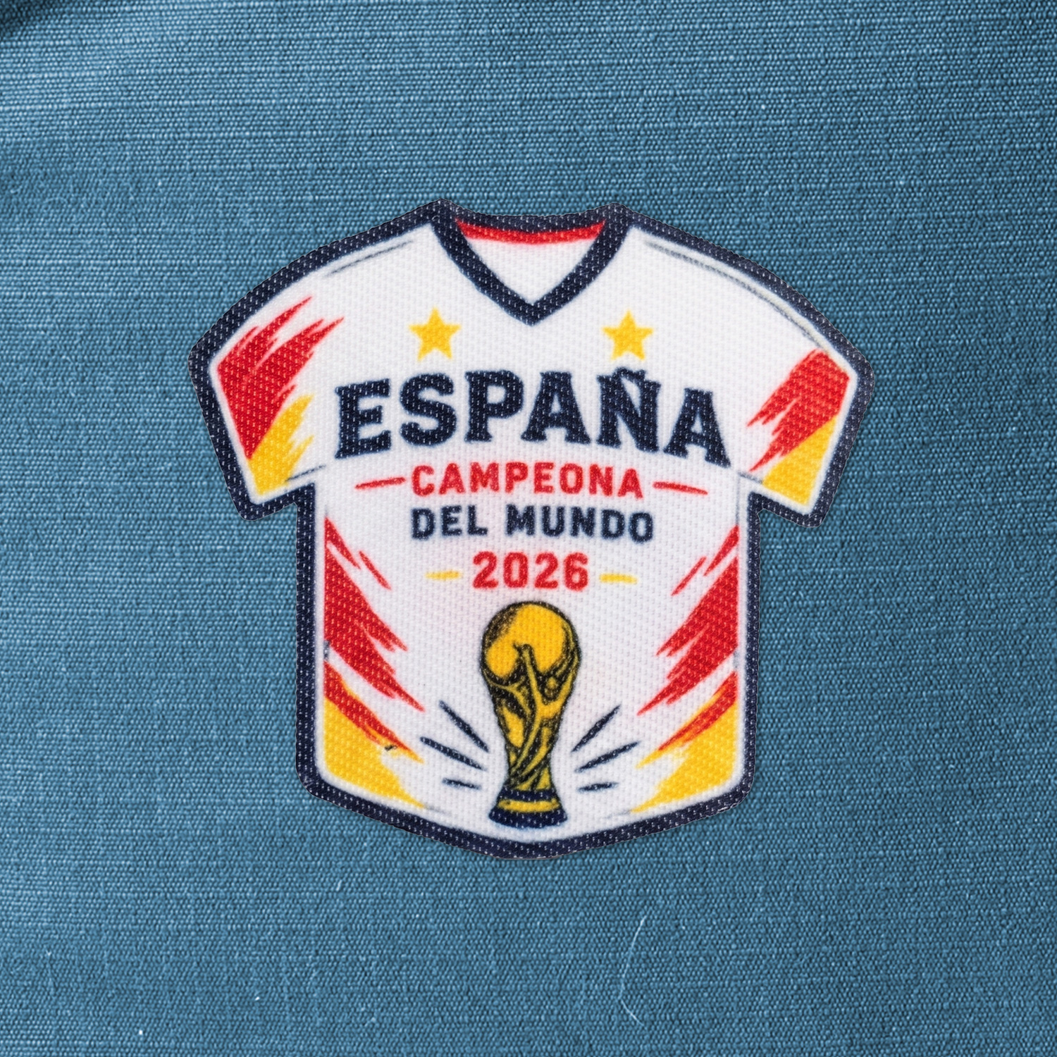 Parche termoadhesivo camiseta España campeona del mundo Parche termoadhesivo camiseta España campeona del mundo