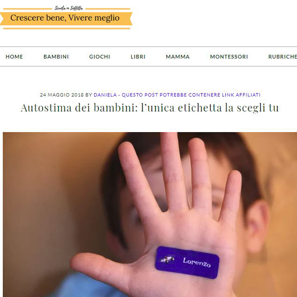 Autostima dei bambini: l’un...