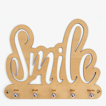 Smile Custom Keyring Hanger 