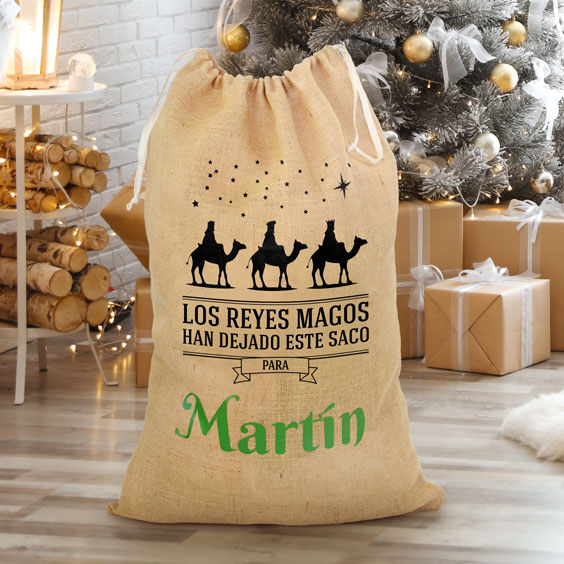 Large Personalized Three Kings Sack – Melchior, Gaspar, and Balthazar