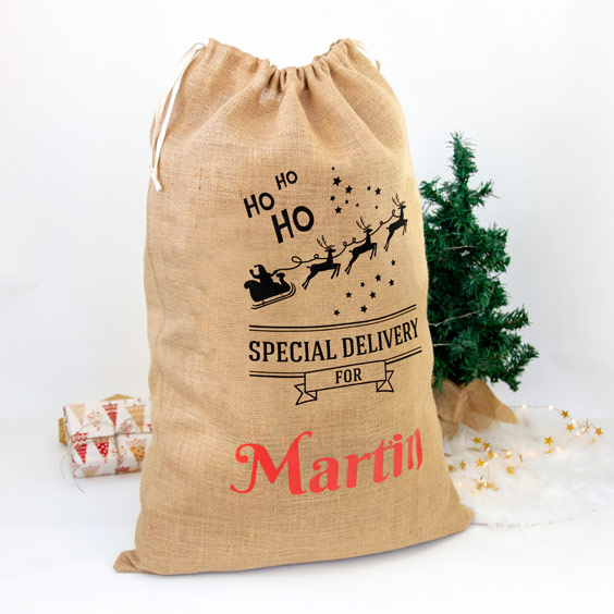 Large Personalized Santa’s Sleigh Sack