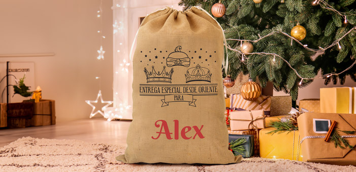 Saco Reyes Magos personalizado