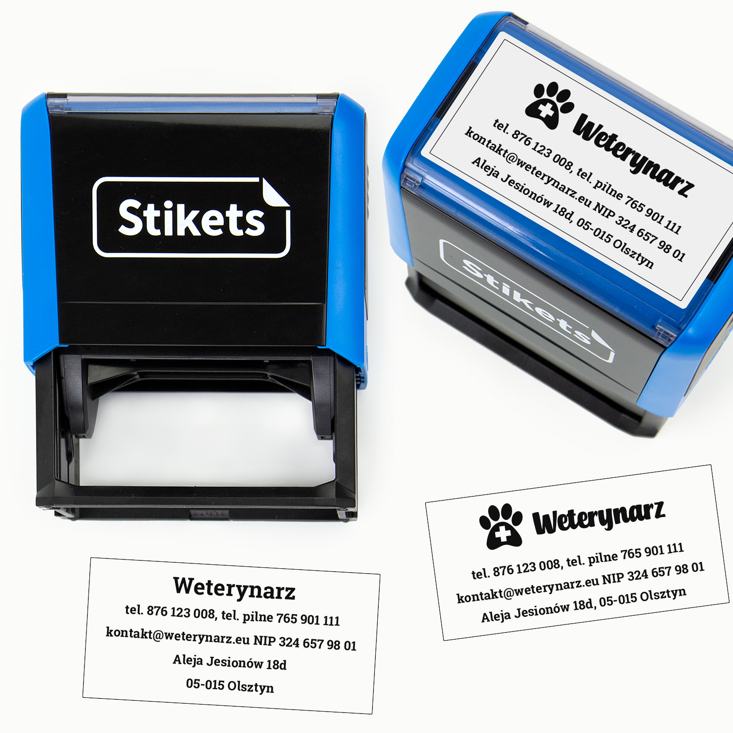 Duża personalizowana pieczątka firmowa Duża personalizowana pieczątka firmowa
