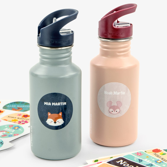 Botella Lässig personalizable para niños