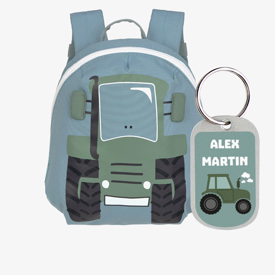 Mini mochila Tractor Lässig personalizable