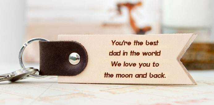 Custom Leather Keyring