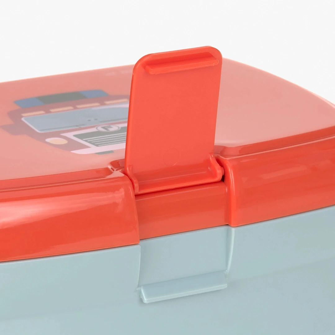 Set lunch box e borraccia per bambini Camion dei Pompieri di Lässig personalizzabile Set lunch box e borraccia per bambini Camion dei Pompieri di Lässig personalizzabile
