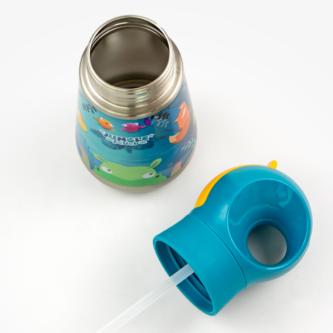 Borraccia Maped con cannuccia che fa le bolle per bambini