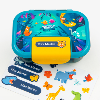 Boîte à goûter enfant Maped Jungle Fever personnalisable