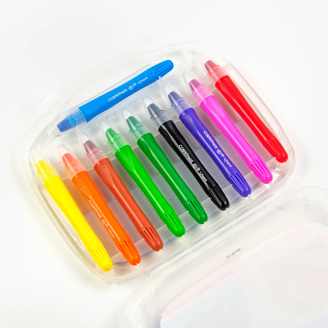 Maped-10 lapices gel color peps caja plastic Maped-10 lapices gel color peps caja plastic