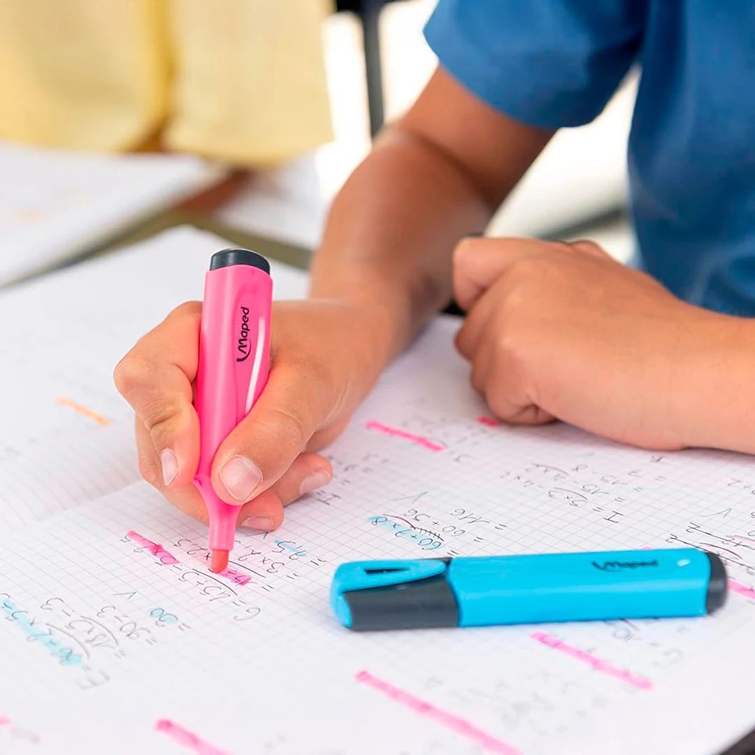 Maped-12 subrayadores Fluos vivos y pastel Maped-12 subrayadores Fluos vivos y pastel