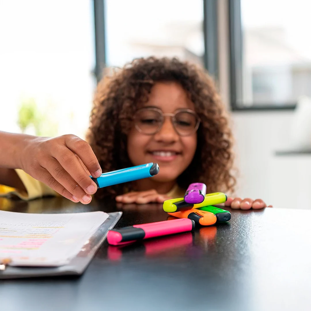 Maped-12 subrayadores Fluos vivos y pastel Maped-12 subrayadores Fluos vivos y pastel